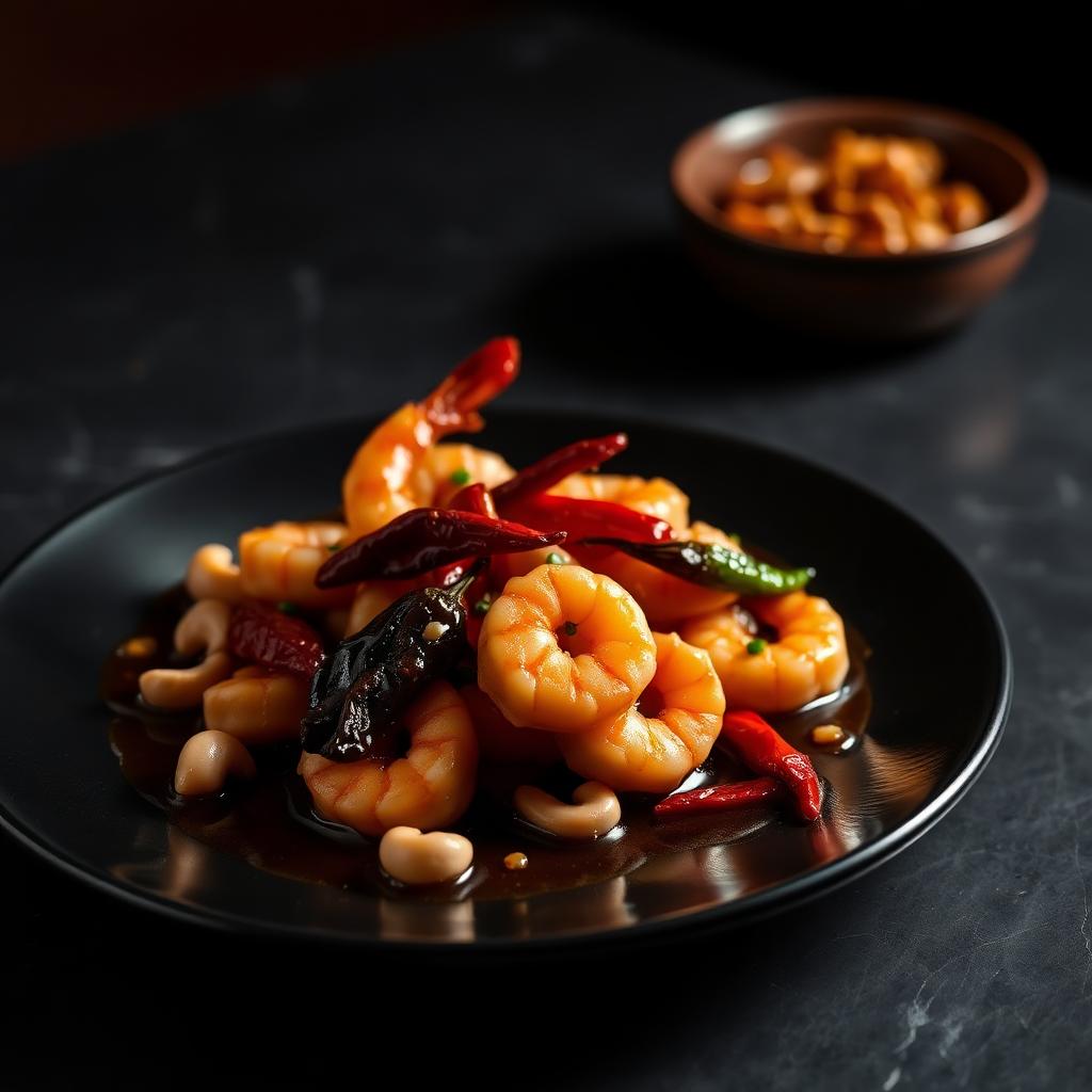 Kung Pao Tiger Prawn